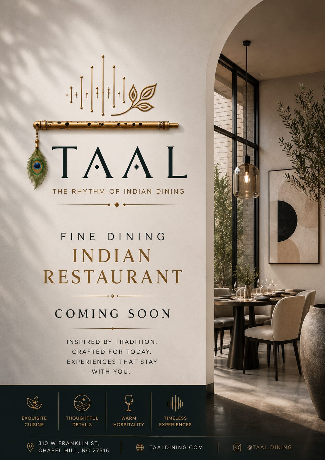 TAAL Indian Kitchen & Bar — Opening Announcement